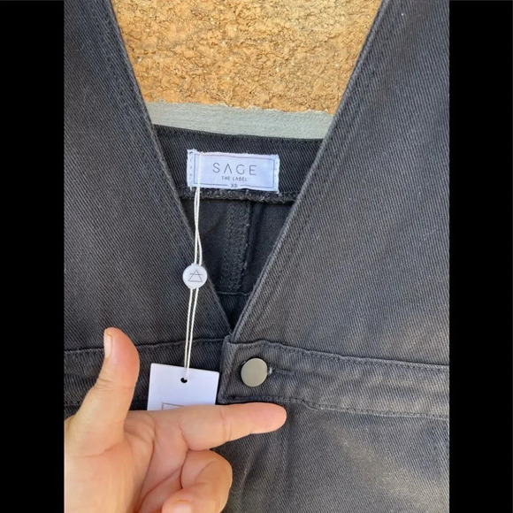 Sage The Label black overalls xs - Picture 3 of 12